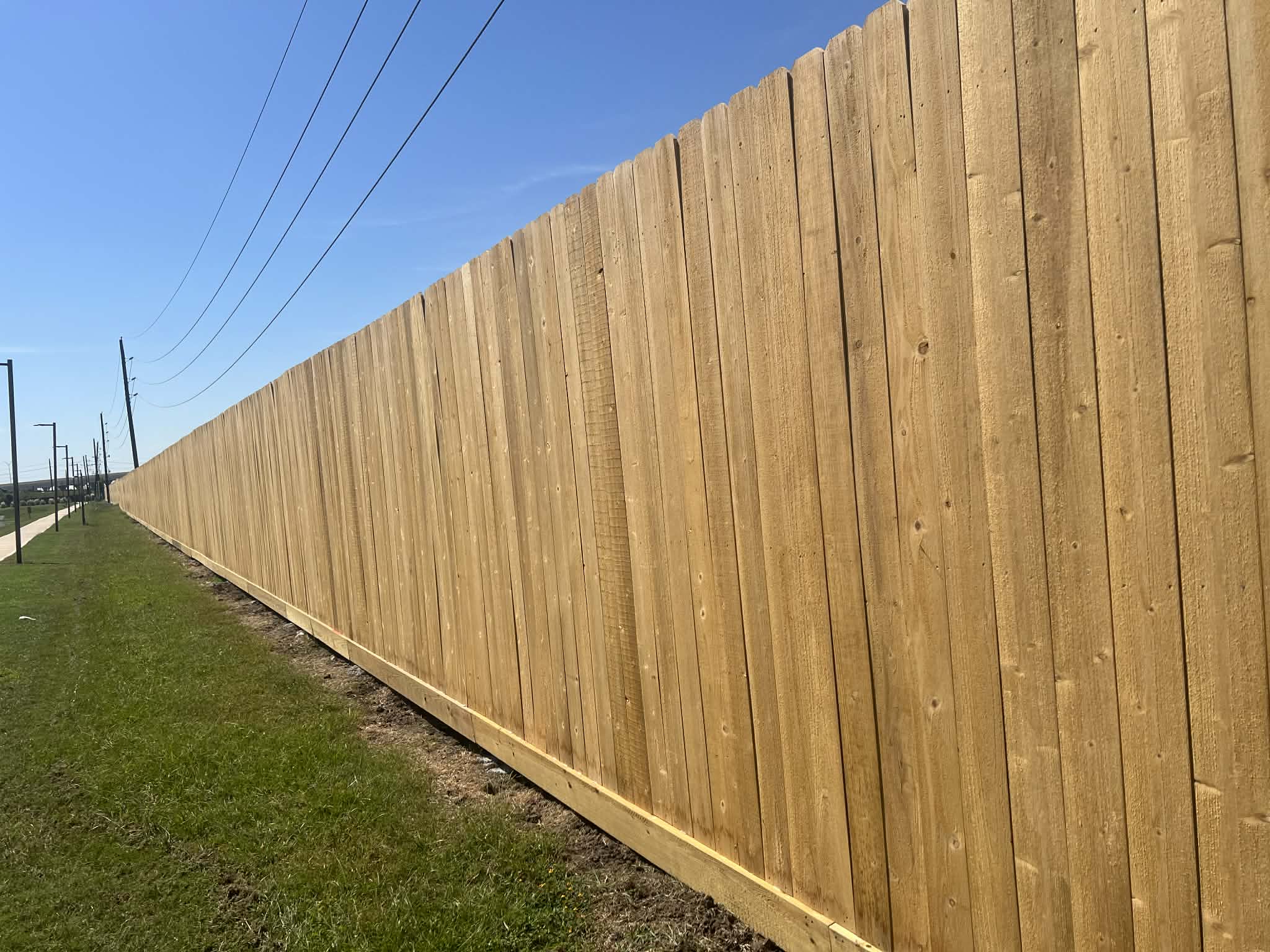 Cedar Fence – Road Side View