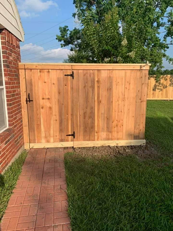 Custom Cedar Double Gate